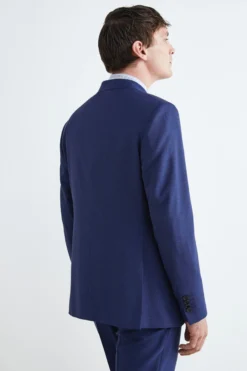 Abito bluette in lana - BLU APERTO