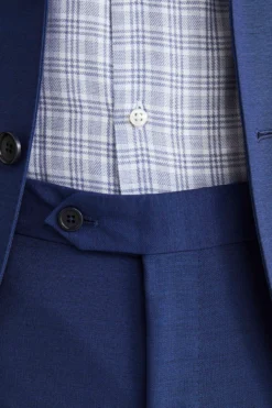 Abito bluette in lana - BLU APERTO