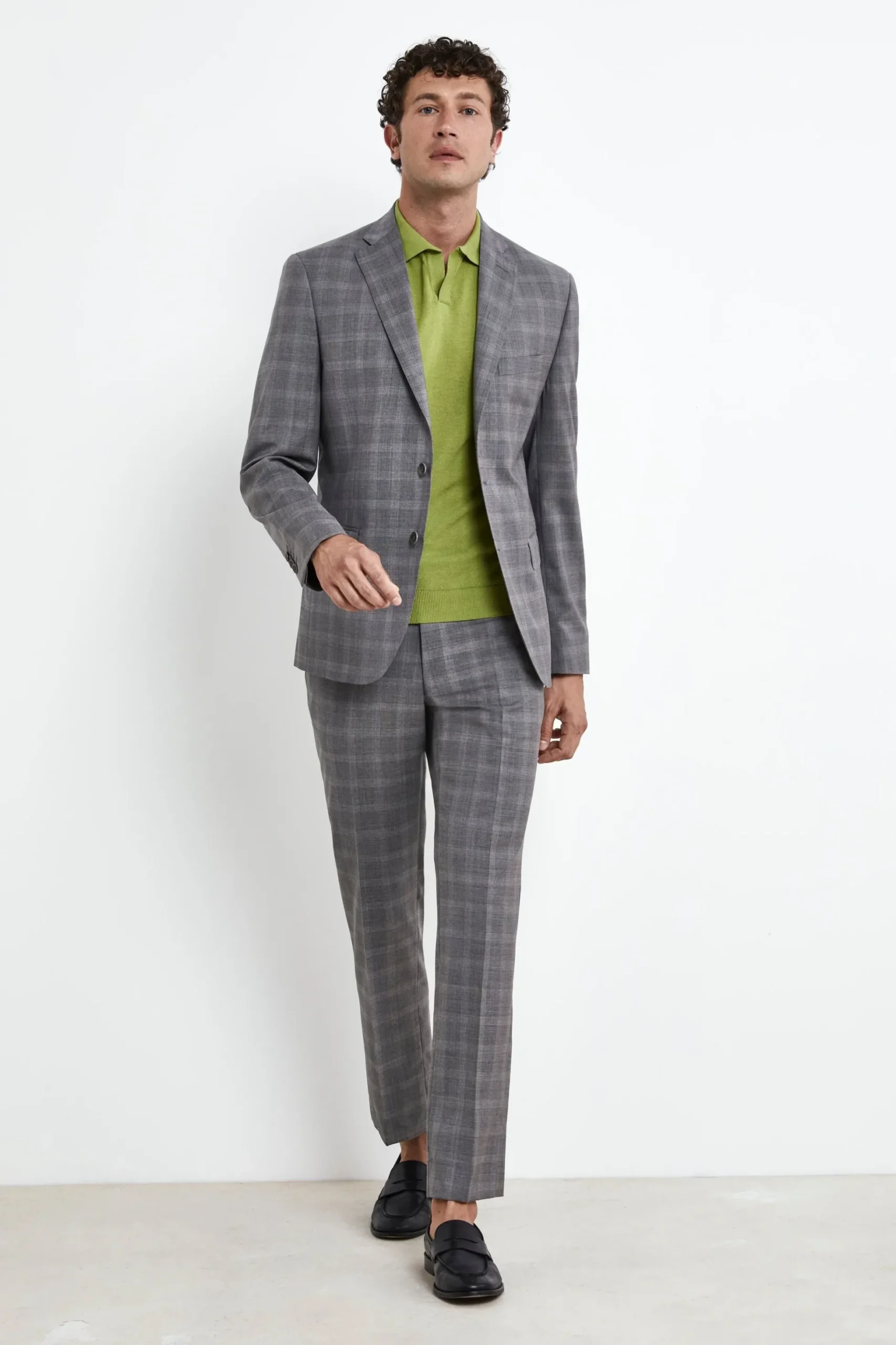 Abito Check Grigio - GALLES GRIGIO