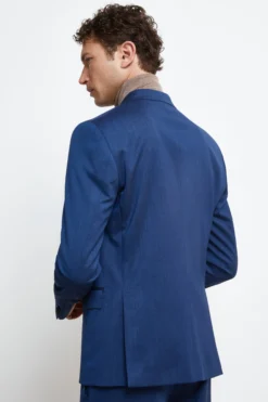 Abito Colorato Monopetto Slim Fit - BLU