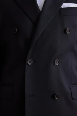 Abito Doppiopetto Elegante in Pura Lana Vergine - BLU