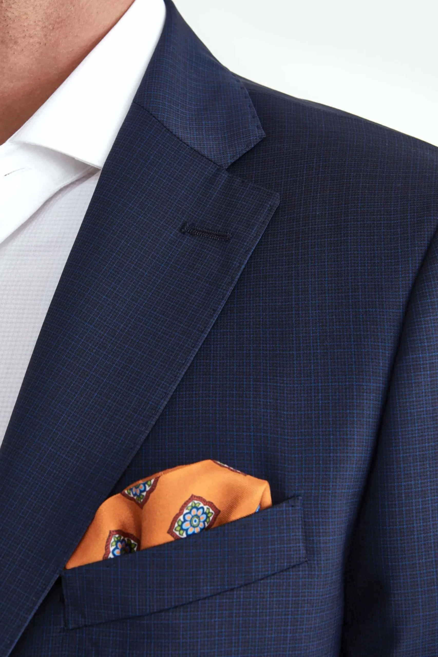 Abito Elegante Blu Check - FANT. BLU