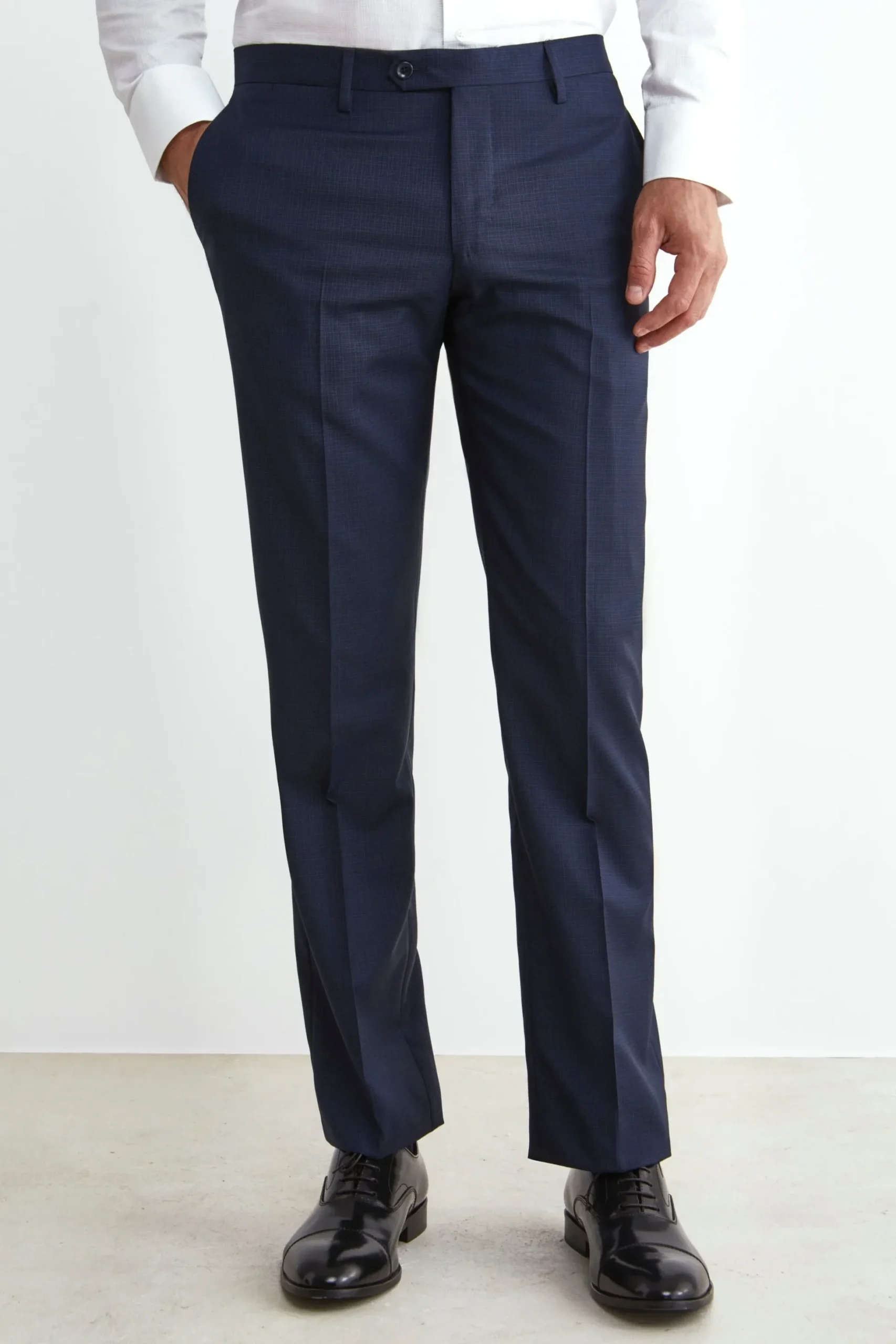 Abito Elegante Blu Check - FANT. BLU