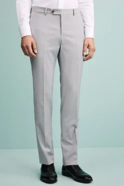 Abito Elegante Monopetto in Lana Vergine con Gilet - GRIGIO CHIARO