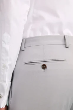 Abito Elegante Monopetto in Lana Vergine con Gilet - GRIGIO CHIARO