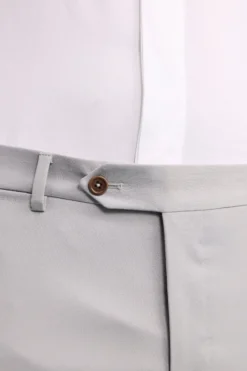 Abito Elegante Monopetto in Lana Vergine con Gilet - GRIGIO CHIARO