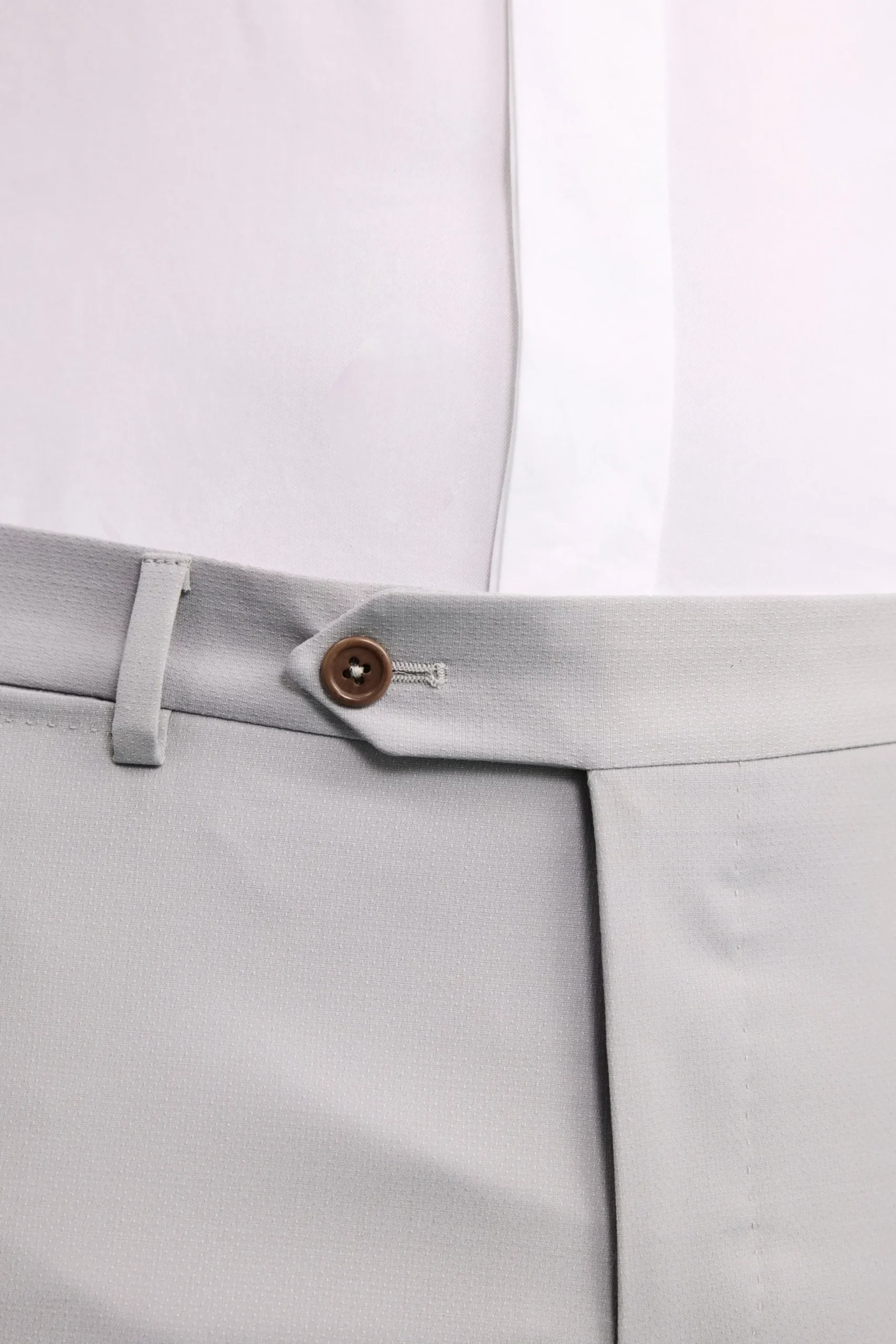 Abito Elegante Monopetto in Lana Vergine con Gilet - GRIGIO CHIARO