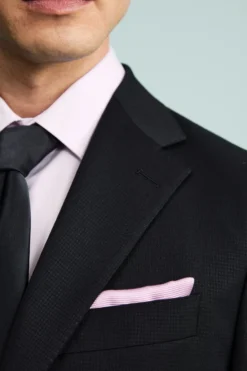 Abito Elegante Strutturato Monopetto in Lana Vergine - BLU