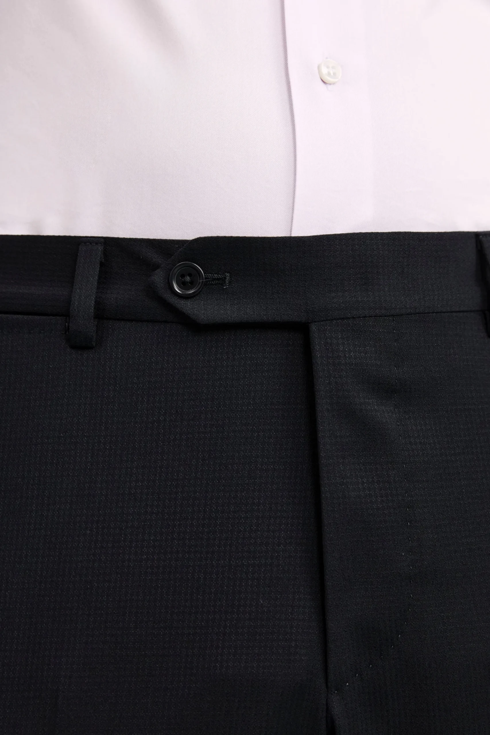 Abito Elegante Strutturato Monopetto in Lana Vergine - BLU