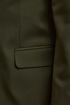 Abito Foderato Monopetto in Lana Slim Fit - VERDONE