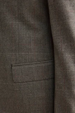Abito Foderato Slim Fit in Lana Vergine - GALLES GRIGIO
