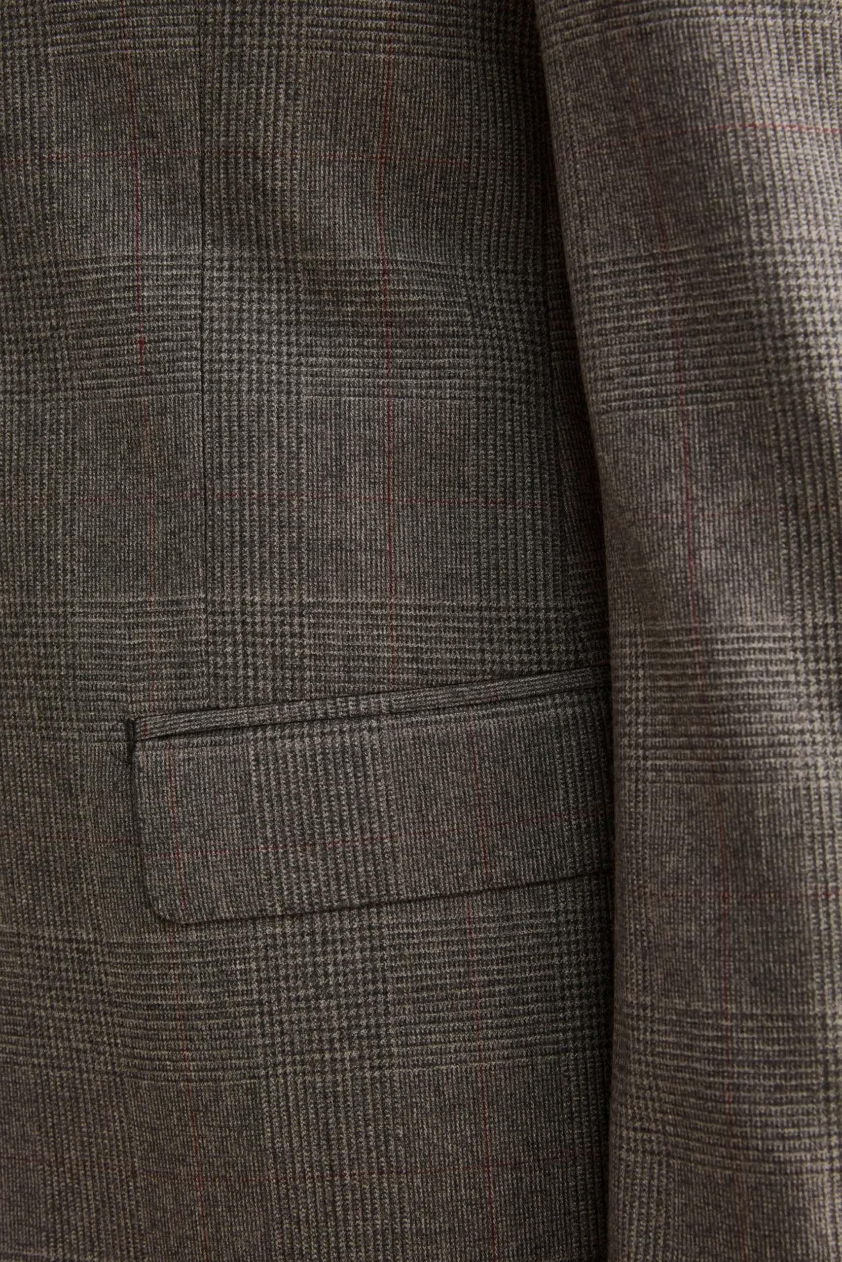 Abito Foderato Slim Fit in Lana Vergine - GALLES GRIGIO
