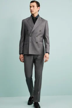 Abito grigio doppiopetto - GRIGIO GESSATO