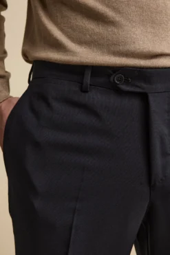 Abito Semifoderato in Lana Vergine Regular Fit - BLU