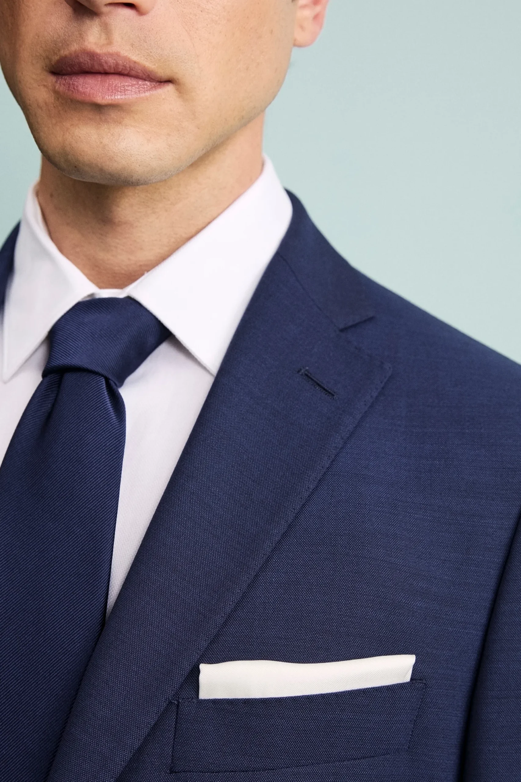 Abito slim bluette - BLU APERTO