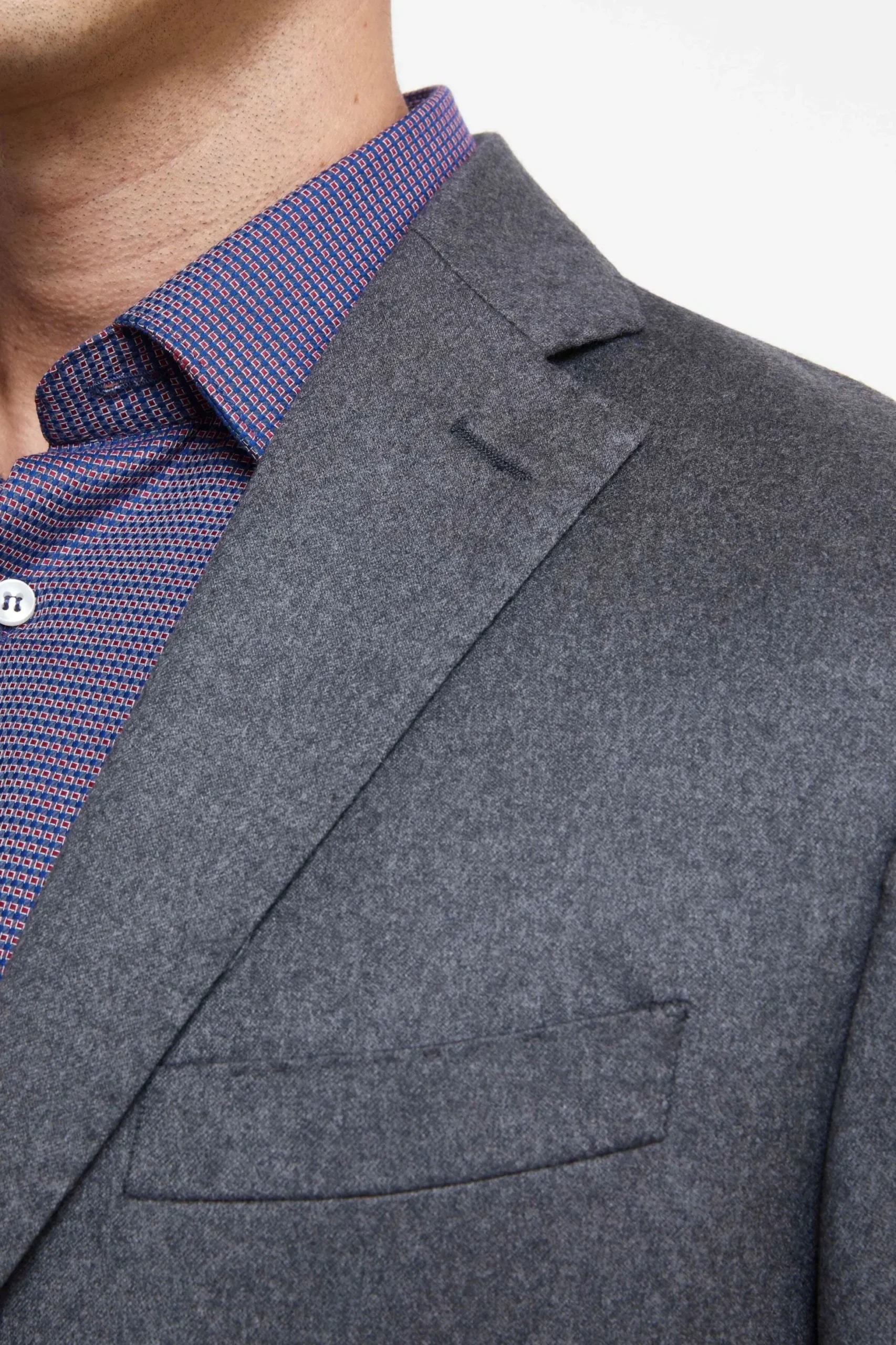 Abito Tinta Unita Regular Fit - GRIGIO
