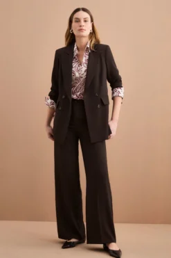 Blazer Doppiopetto Foderato in Cady - T.MORO