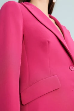 Blazer Elegante con Revers a Lancia - CICLAMINO