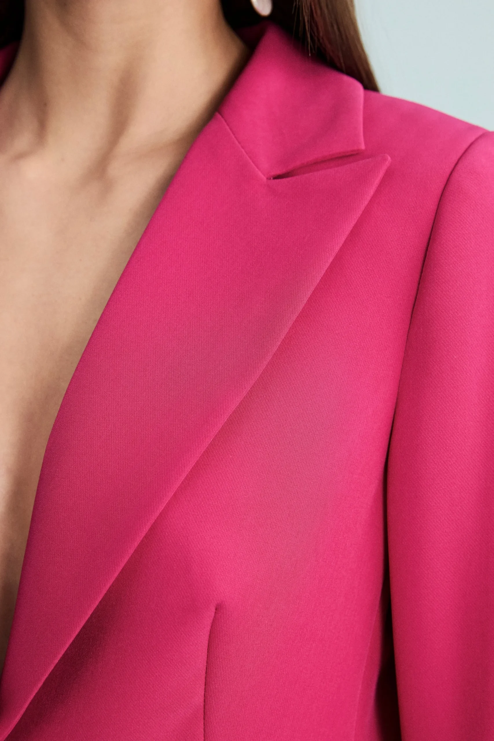 Blazer Elegante con Revers a Lancia - CICLAMINO