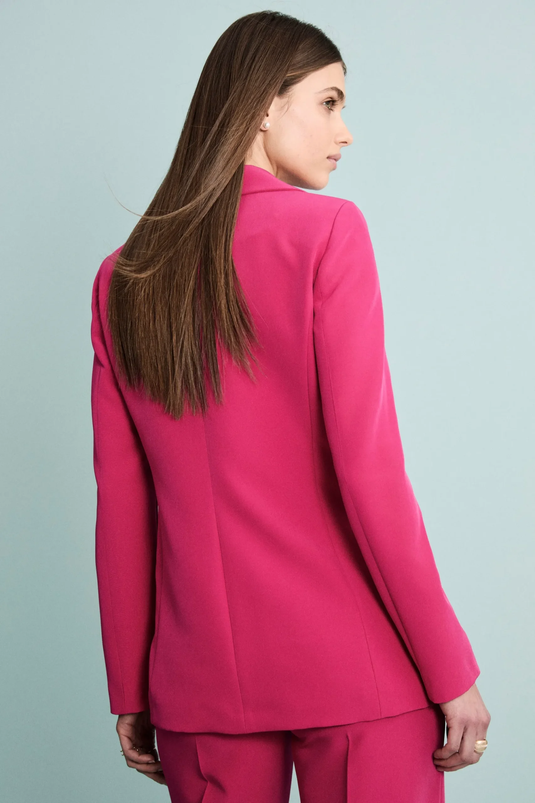 Blazer Elegante con Revers a Lancia - CICLAMINO