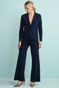 Blazer Elegante in Jersey - BLU