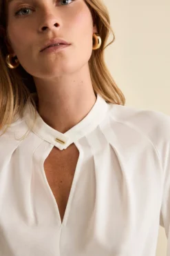 Blusa Raglan Over Doppio Filo - PANNA