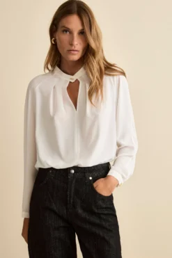 Blusa Raglan Over Doppio Filo - PANNA