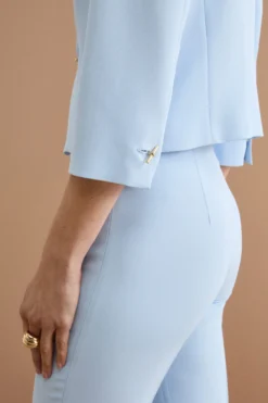 Bolero Sciancrato da Cerimonia in Cady - CIELO