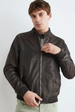Bomber di pelle uomo - T.MORO