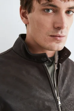 Bomber di pelle uomo - T.MORO