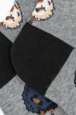 Calze Corte Fantasia Pecore - GRIGIO CHIARO