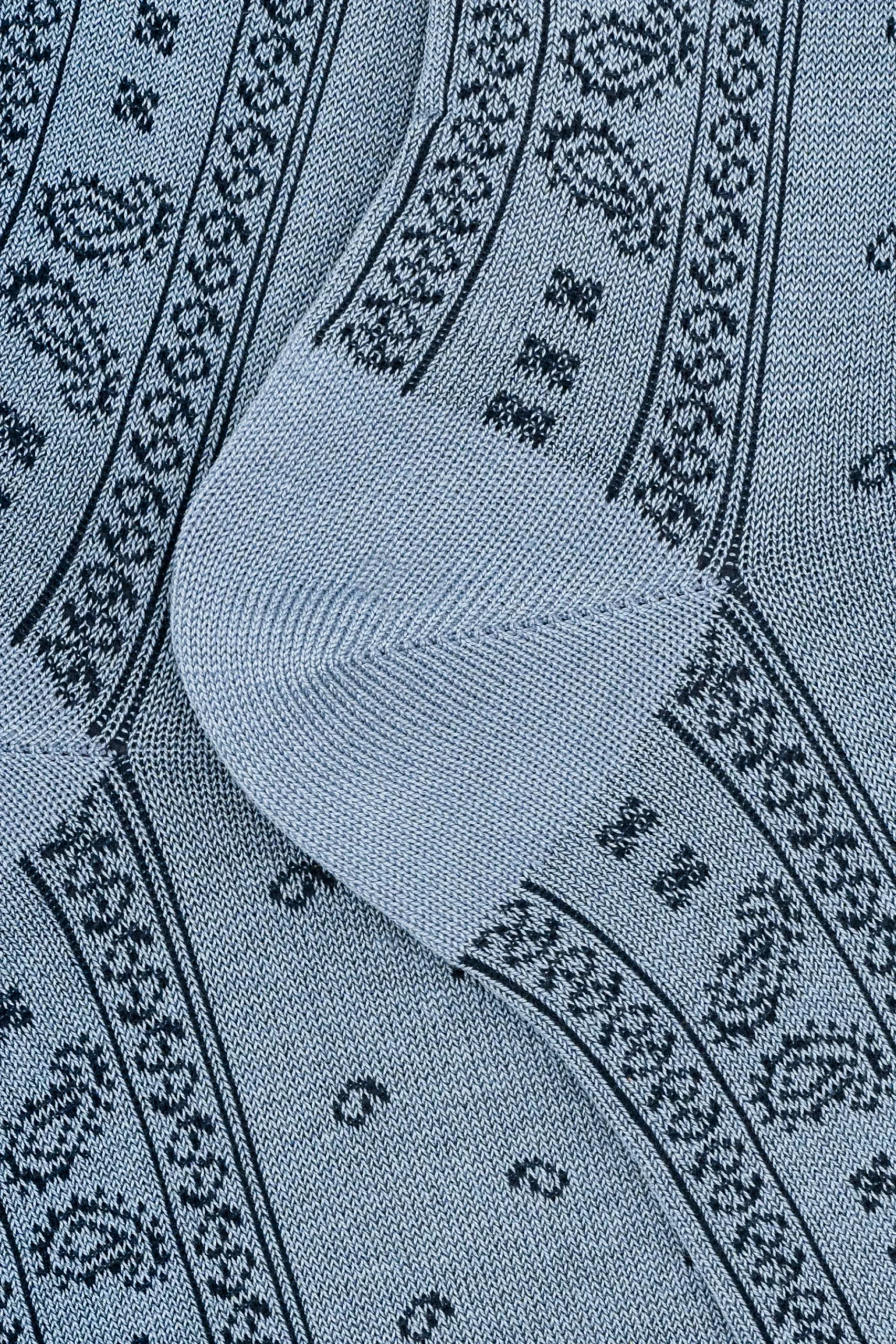 Calze Corte in Cotone Fantasia Bandana - PERVINCA