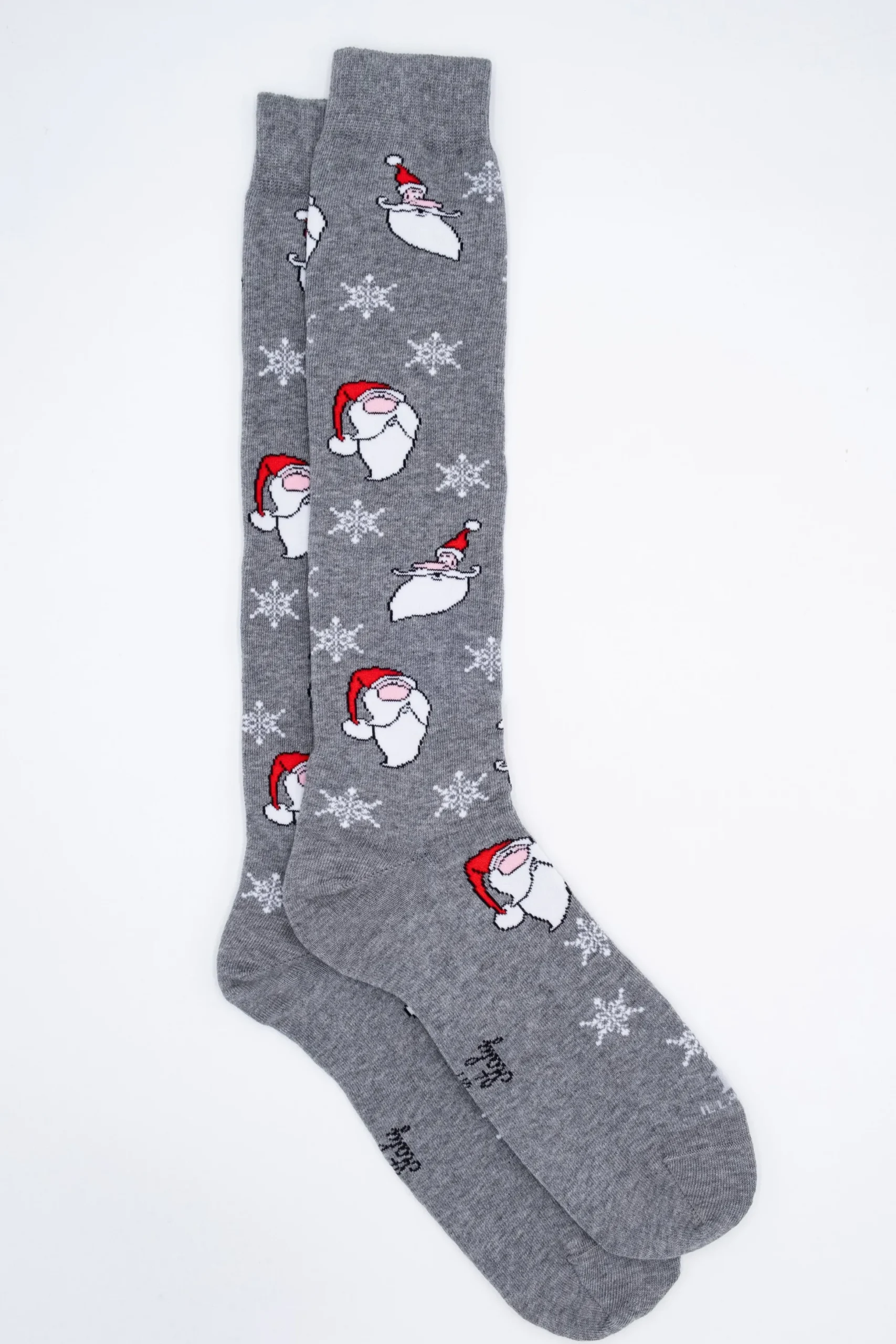 Calze Lunghe Fantasia Natale - GRIGIO CHIARO