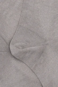 Calze Lunghe Rasate in Filo di Scozia - GRIGIO MEDIO