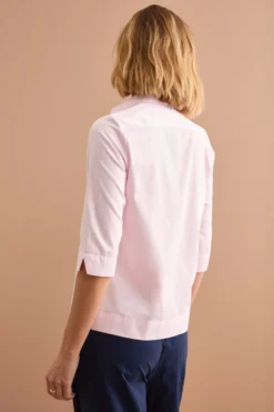Camicia Boxy Donna con Collo Classico - ROSA