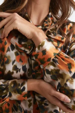 Camicia Fantasia con Fiocco - FANT. ROSA