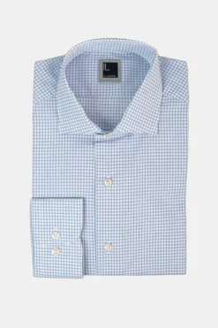 Camicia fantasia slim fit - AZZURRO QUADRI
