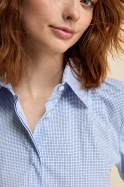 Camicia Over in Cotone - FANT. AZZURRO