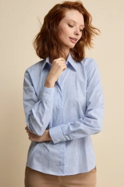 Camicia Over in Cotone - FANT. AZZURRO