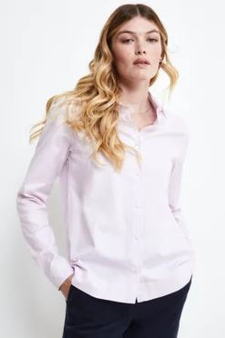 Camicia Oxford in Cotone - ROSA