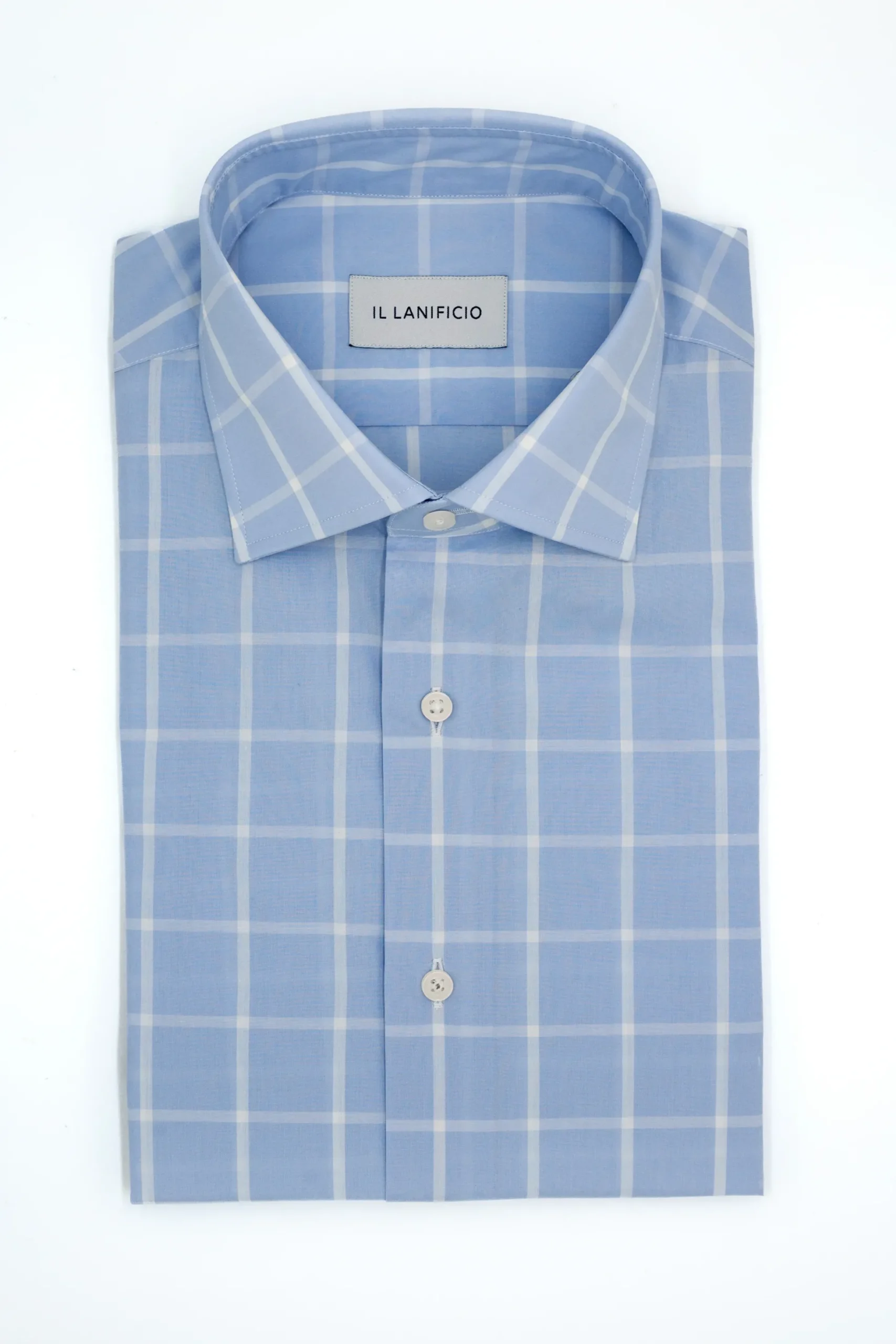 Camicia Regular Fit a Quadri - AZZURRO QUADRI