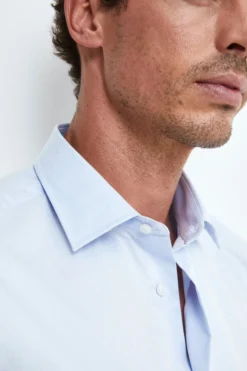 Camicia slim casual - AZZURRO