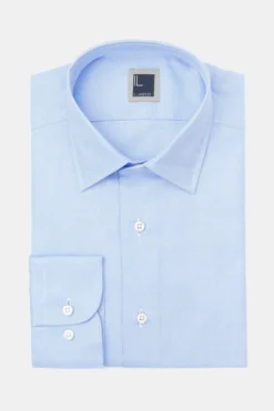 Camicia slim casual - AZZURRO