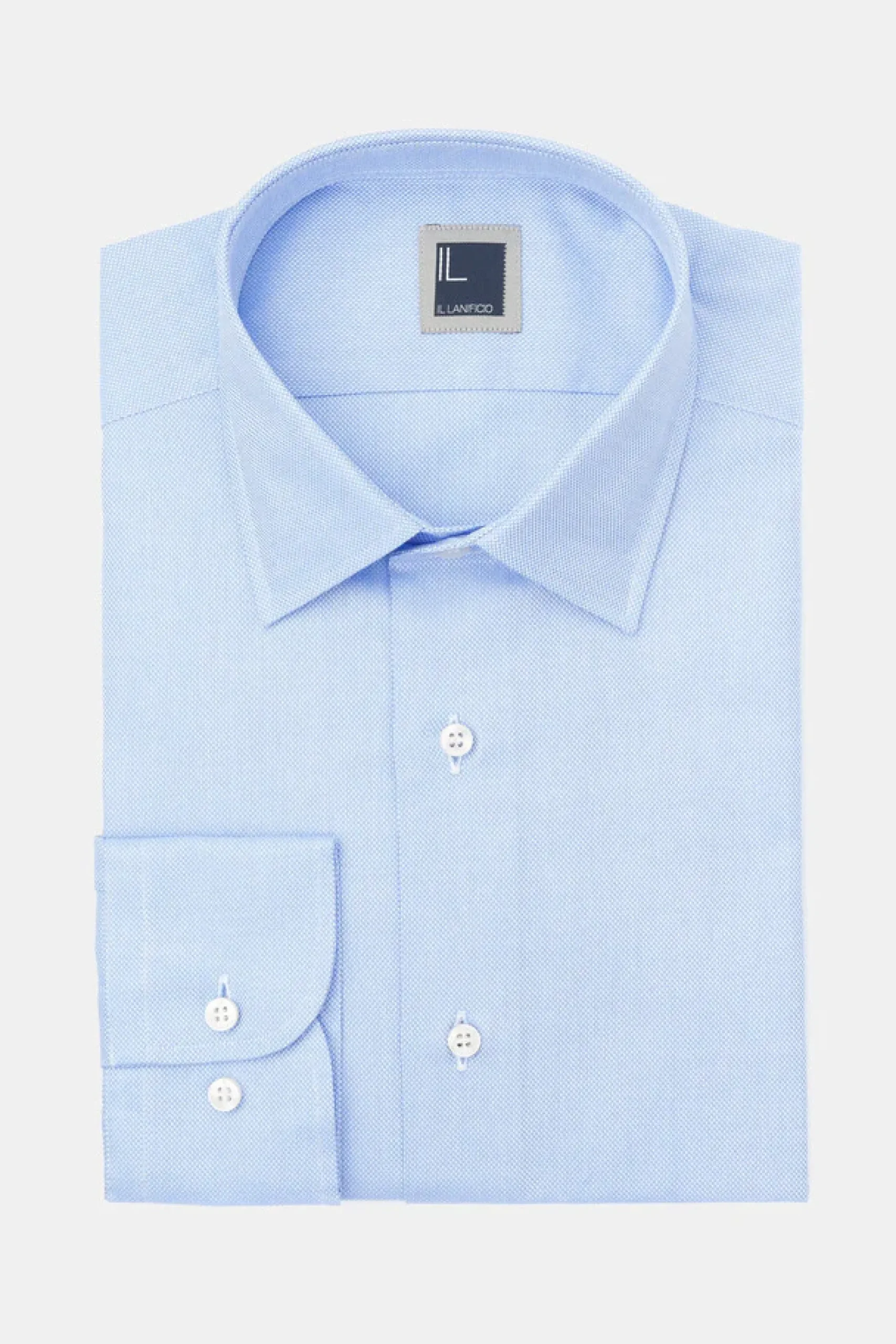 Camicia slim casual - AZZURRO