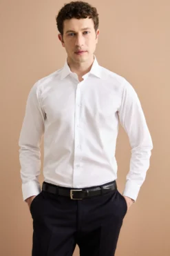 Camicia slim casual - BIANCO