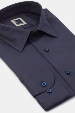 Camicia slim casual - BLU