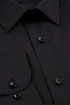 Camicia slim casual - NERO