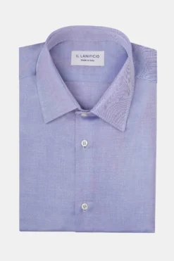 Camicia Slim Collo Classico - AZZURRO