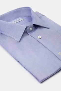 Camicia Slim Collo Classico - AZZURRO