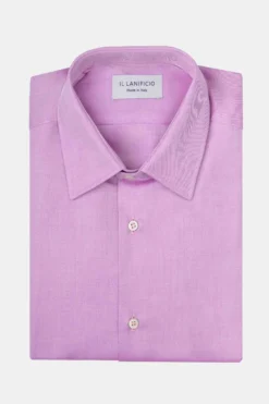 Camicia Slim Collo Classico - ROSA/PEONIA